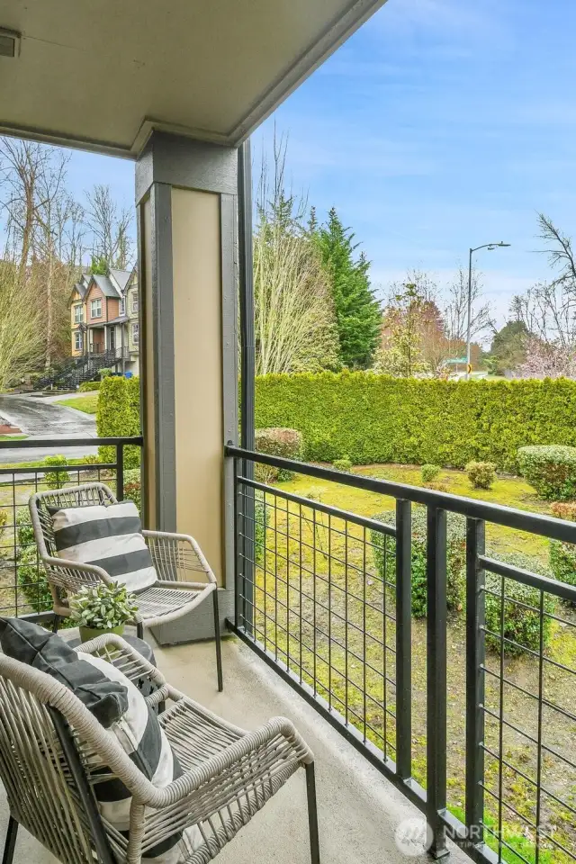 View from the back deck