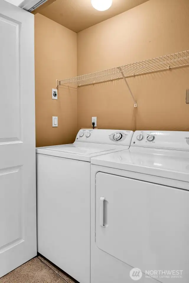 Its so convenient to have the laundry on the second floor.