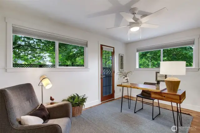 Main floor bedroom/office