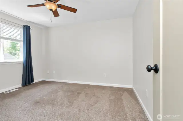 One of the secondary bedrooms ...