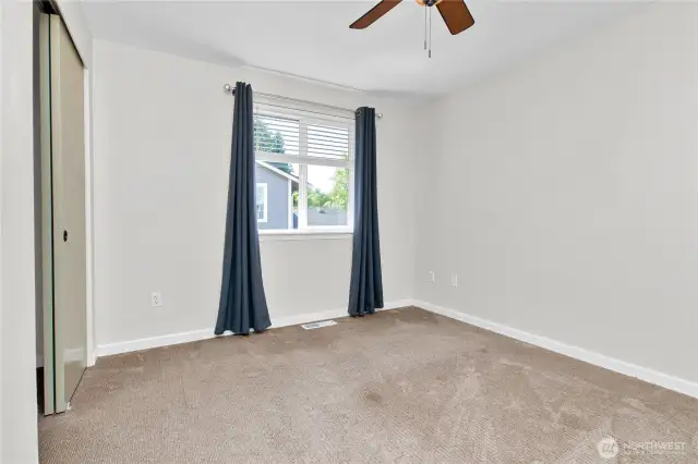 Another view of secondary bedroom ...