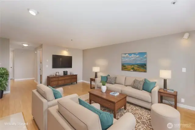 Virtually Staged -- Another Possible Living Room Config