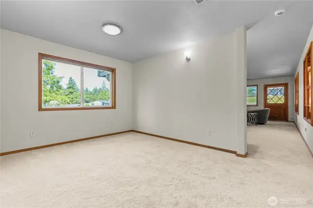 Additional living area downstairs future kitchen?