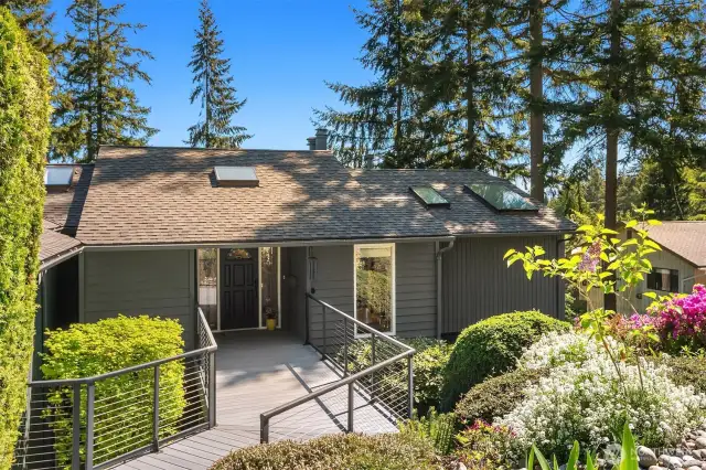 A stunning approach to this Northwest Contemporary abode.