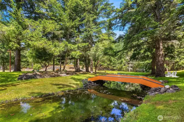 over the bridge to your own island