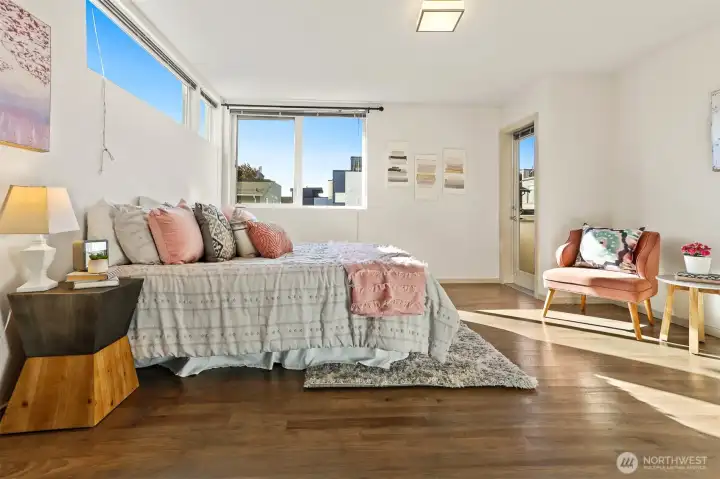 Huge private master bedroom