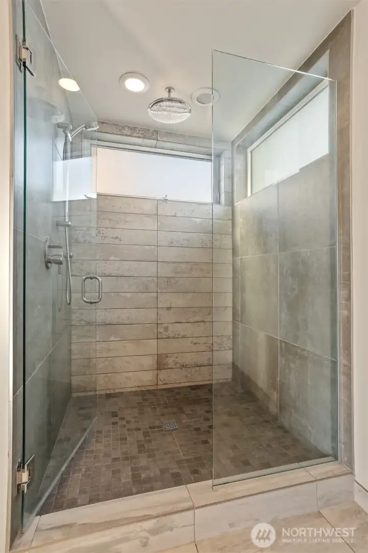 Gigantic walk in shower