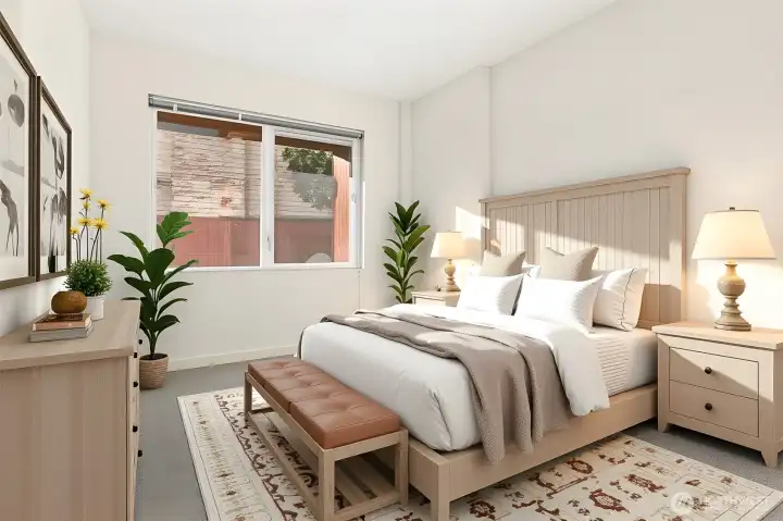 3rd guest bedroom virtually staged