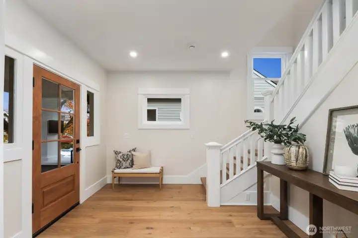 Original Staircase with Vintage Charm