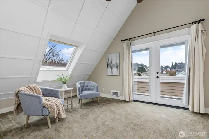 Front bedroom or sittng room, office, den, etc.