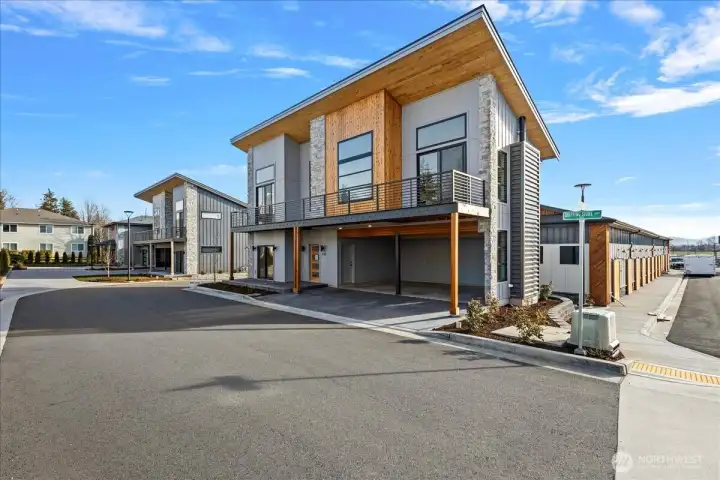 Large 2-car carport.