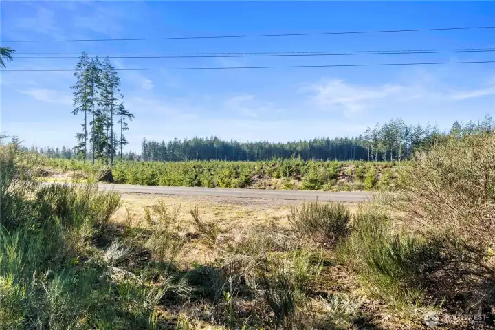 View across the street from property.