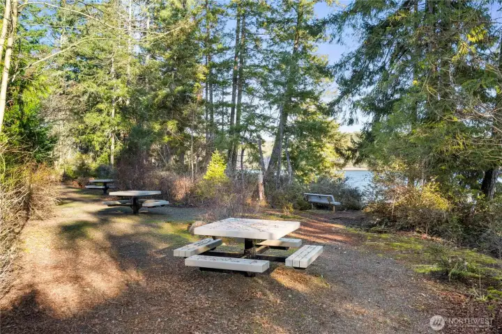 Boat launch picnic area