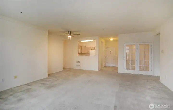 Open Floor Plan-Kitchen, LR / Dining / Den /