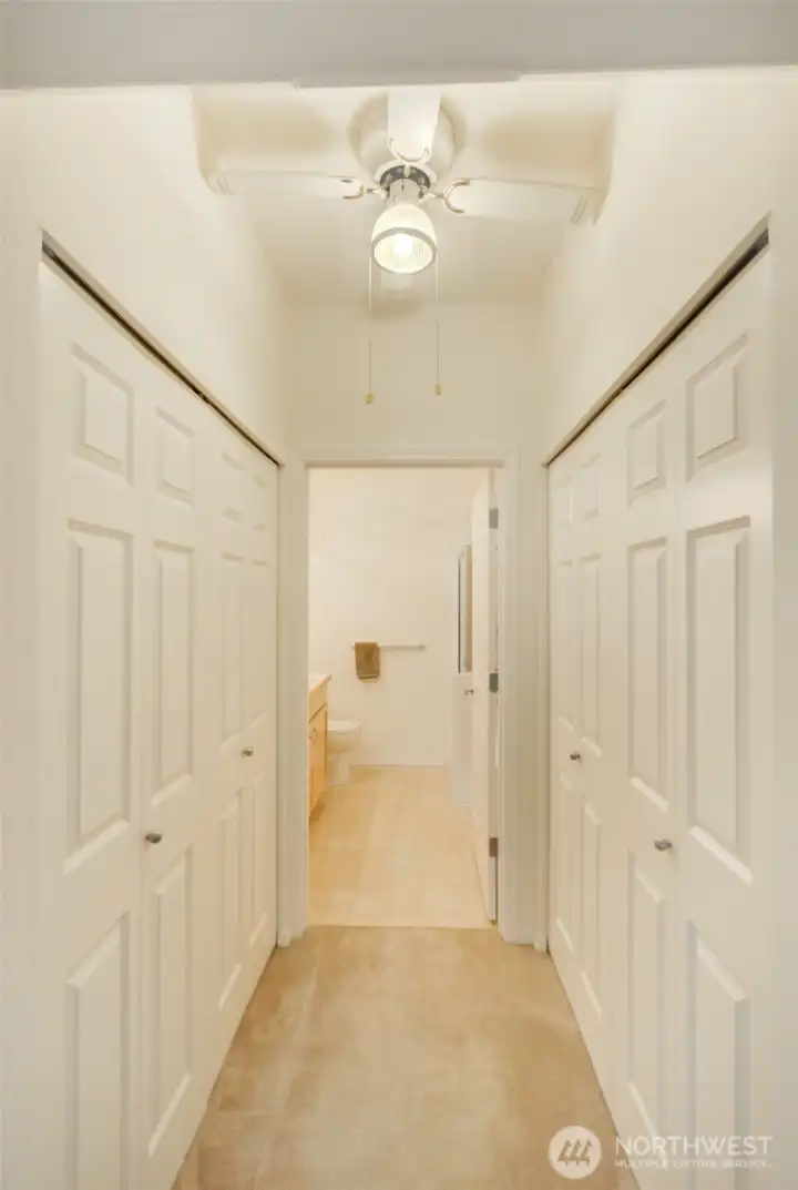 Closets galore in Primary Suite