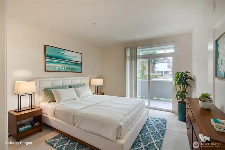 2nd Bedroom. Private Deck adjoins the L.R. by separate door.