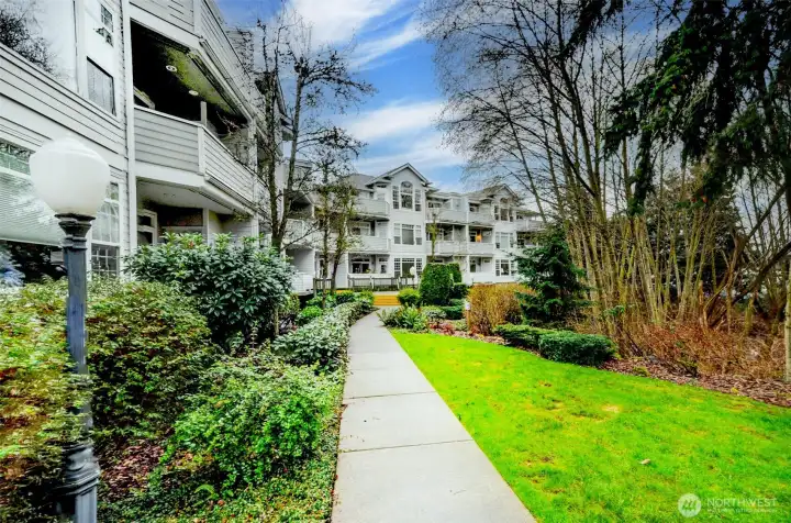 From guest pkg, path to back entrance & Deck