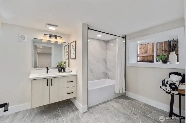 Lower Level Full Bathroom