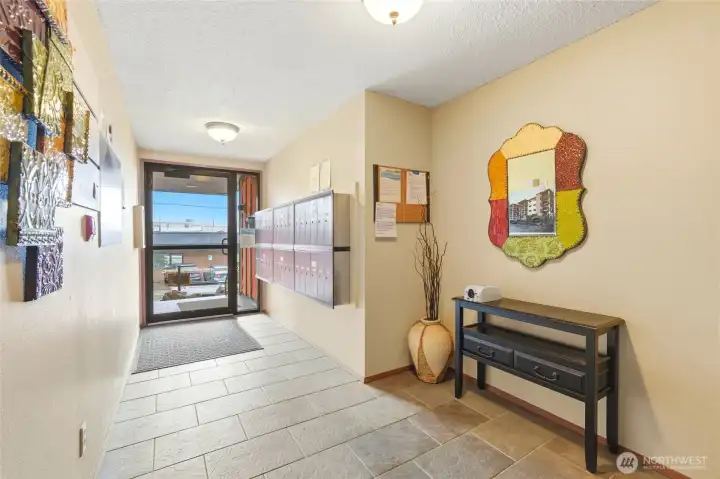 Secure lobby entry, designated garage parking, a storage closet, and a pet-friendly HOA complete the package