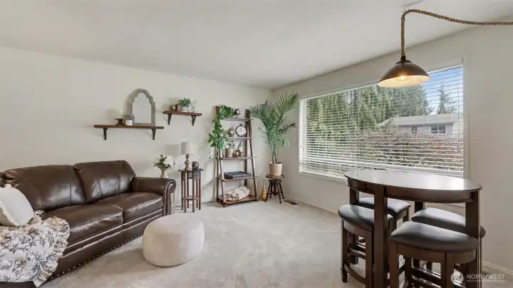 Livingroom off the entry