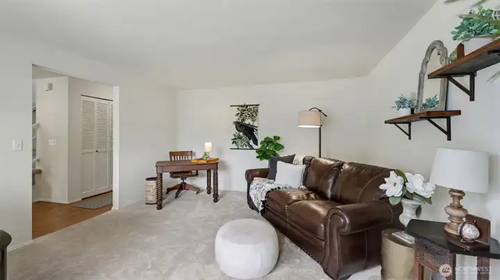 Livingroom off the entry