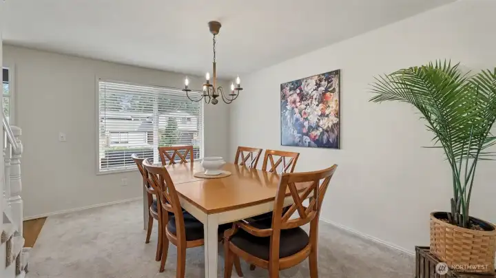 another angle of the dining room