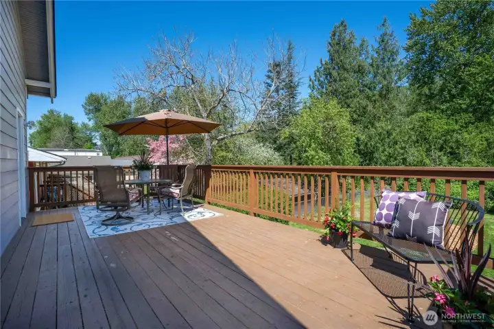 Great Entertaining on Back Deck