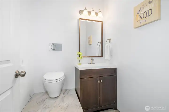 Lower Floor Utility Half Bath