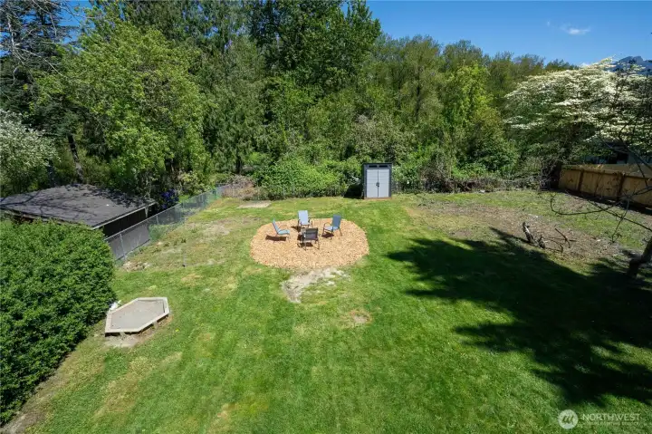 Aerial of Back Area