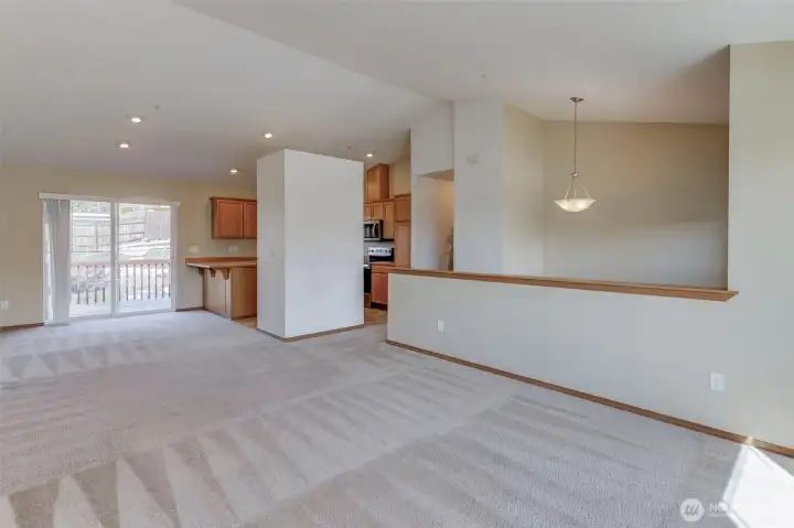 Living and dinning area