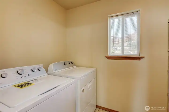 Laundry room  ~ washer and dryer included in sale