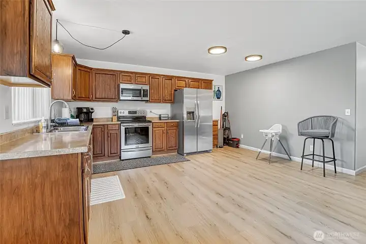 Main House Kitchen - LVP Flooring Throughout