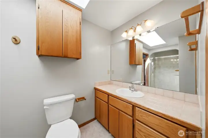Main floor 3/4 bathroom.