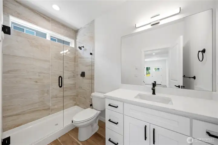 Main floor 3/4 bathroom.
