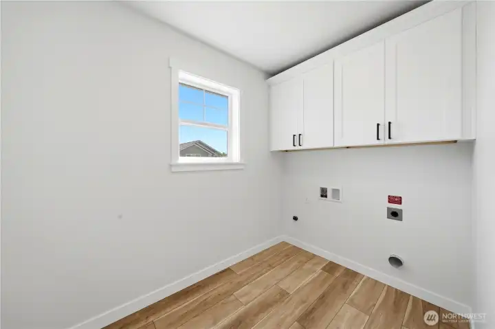 Upstairs utility room