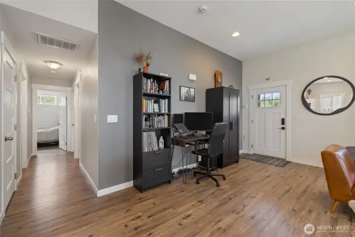 LPV floors throughout makes for easy sweeping.