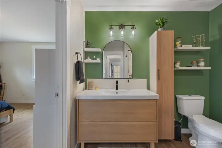 and stylish storage.