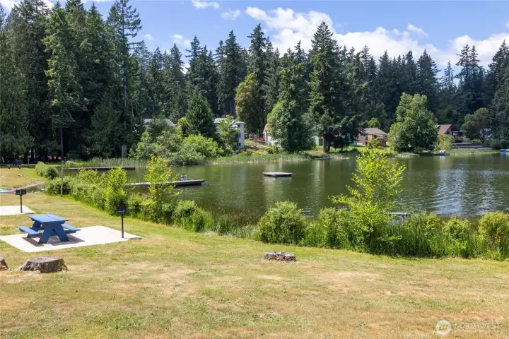 Where your entertaining goes even further on this stocked lake!