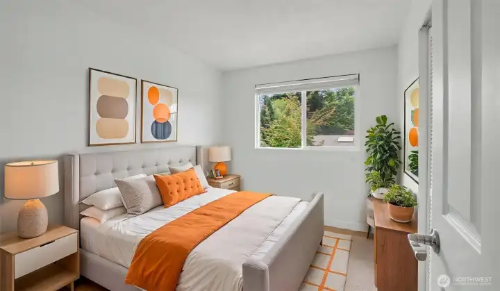 2nd of 3 Upper Level Bedrooms. Virtually staged. 2nd of 3 Upper Level Bedrooms. Virtually staged.