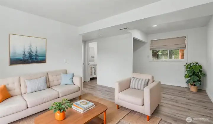 Rec Room on the Lower Level. Virtually staged. Rec Room on the Lower Level. Virtually staged.