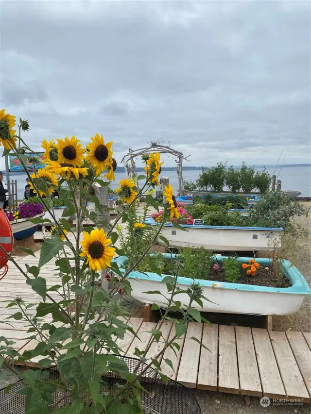 Nautical themed community garden