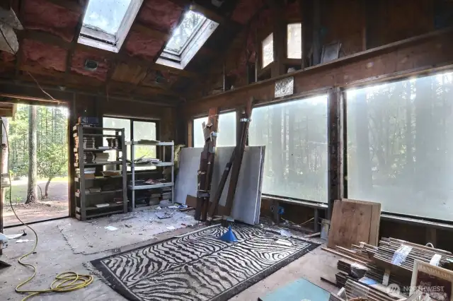 Interior view of upstairs room addition