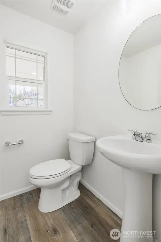 Main floor powder bath