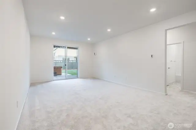 Massive Lower Level living area