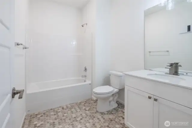 Full Bath on Lower Level