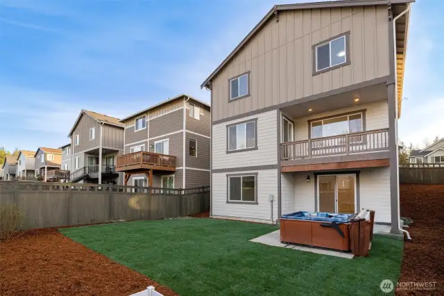 Large and Flat back Yard