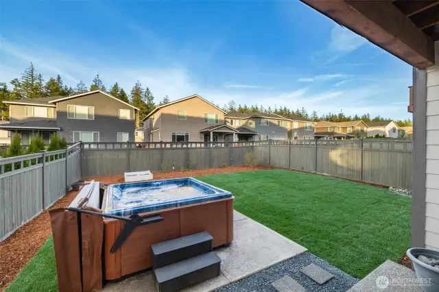 Relaxing Outdoor Space with Hot Tub