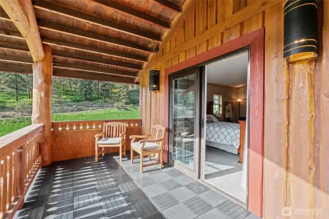 Master bedroom balcony