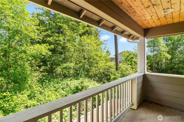 Private balcony off your primary bedroom!