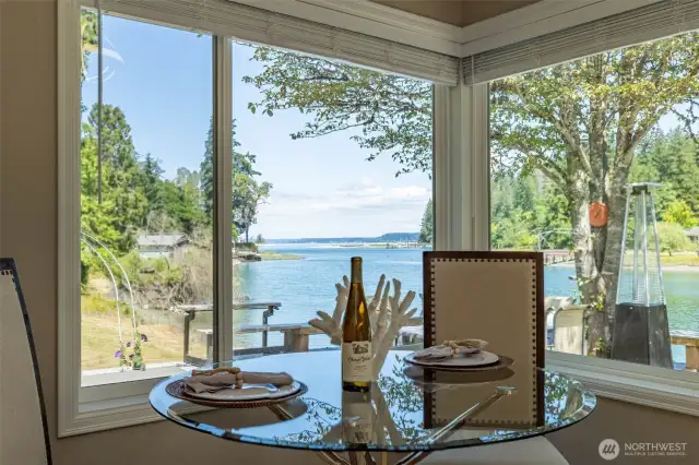 Home was designed around the view for all seasons.